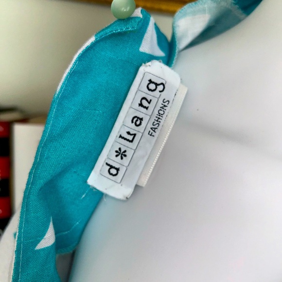 1980s Geometric Vintage Dress - Picture 6 of 8